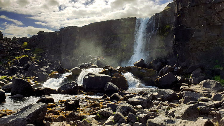 Öxarárfoss-waterval