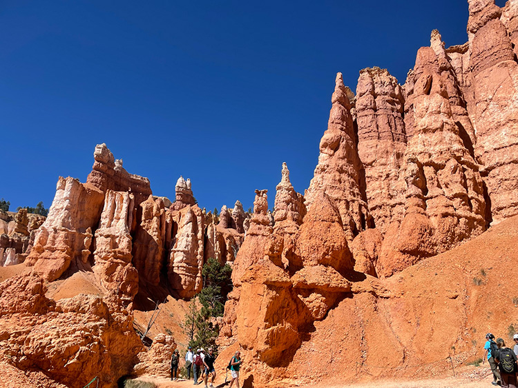 Uitzicht tijdens het hiken in Bryce Canyon-2