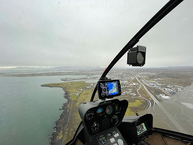 Helikoptervlucht IJsland