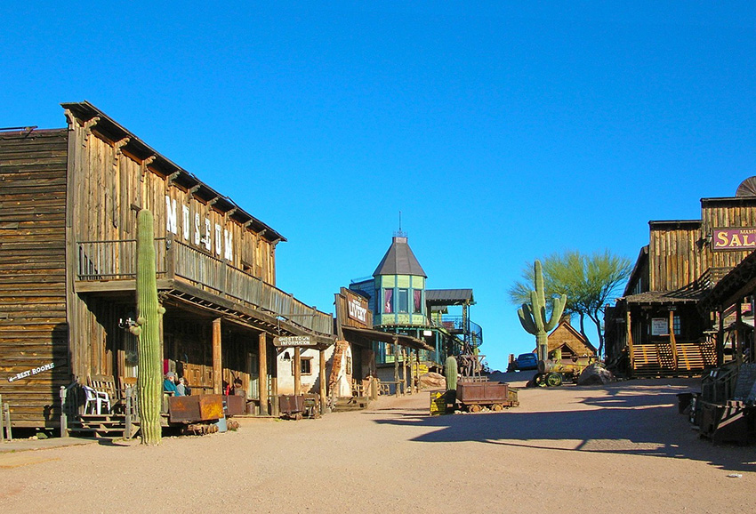 Goldfield Ghost Town spookstad arizona