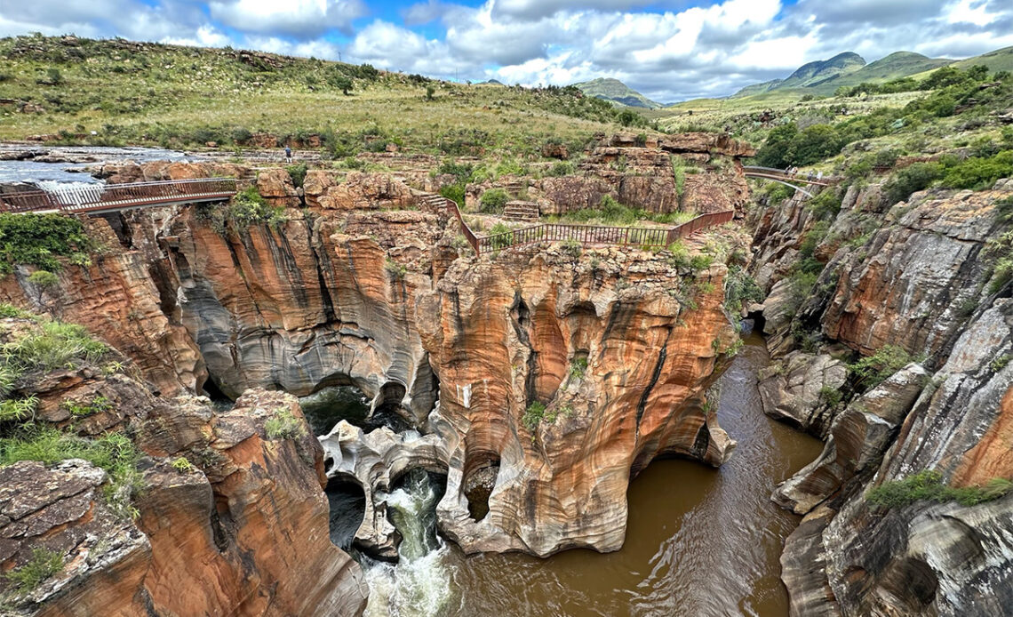 Bourkes Luck Potholes op de Panorama Route