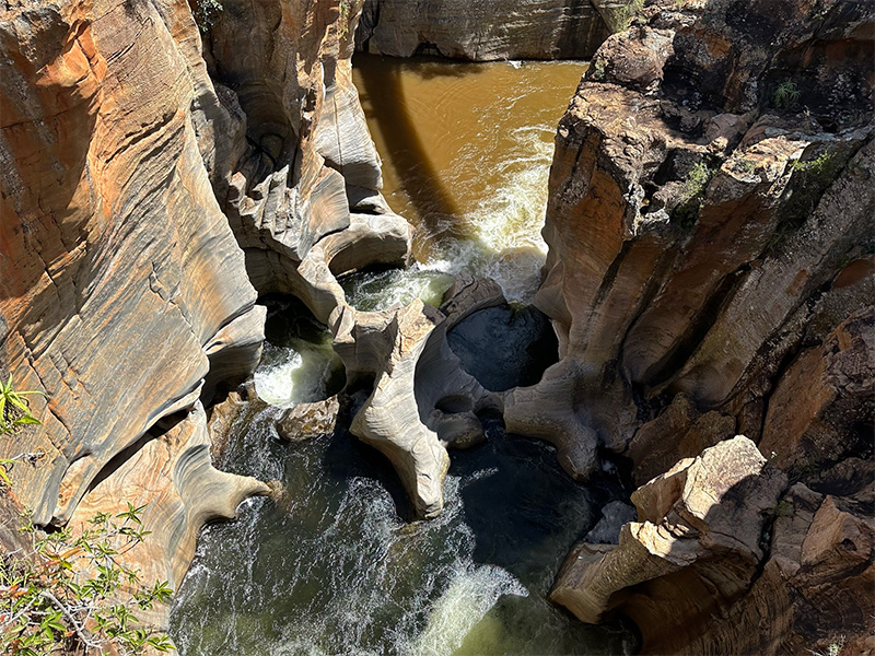 Bourkes Luck Potholes van dichtbij