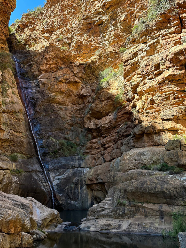 Mooiste waterval Swartberg Meiringspoortwaterval