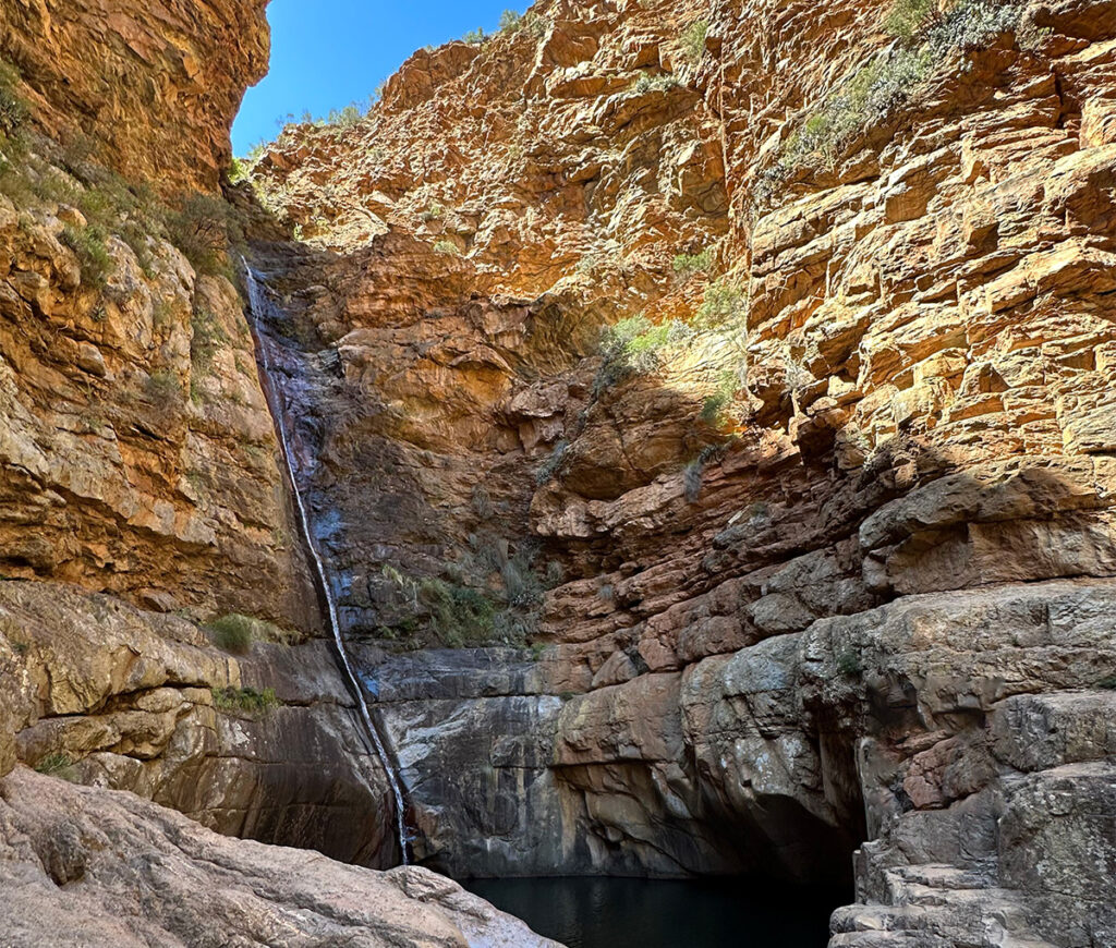 Swartberg Meiringspoortwaterval Zuid-Afrika