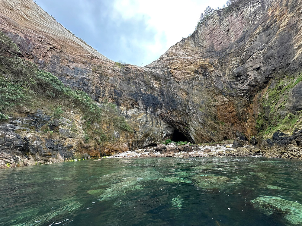 Blowhole in Coromandel - Cathedral Cove boottocht