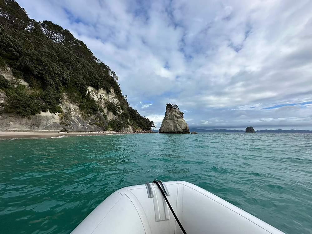 Cathedral Cove wereldberoemde uitzicht