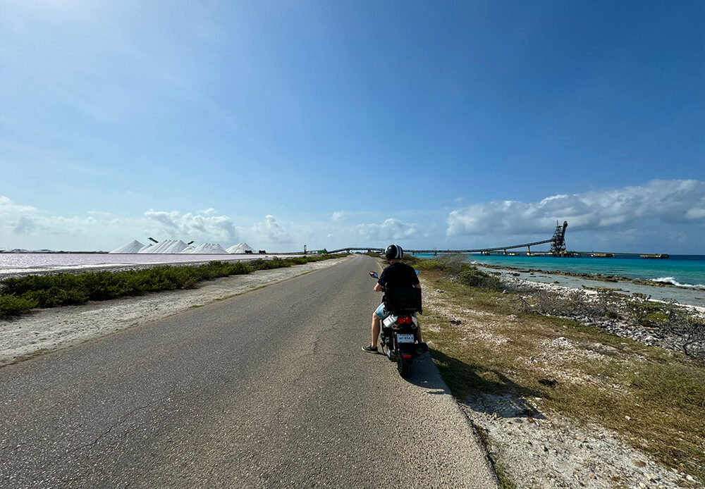 Rondje zuid bonaire met de scooter